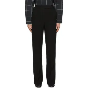 3.1 Phillip Lim Black Topstitch Cady Trousers