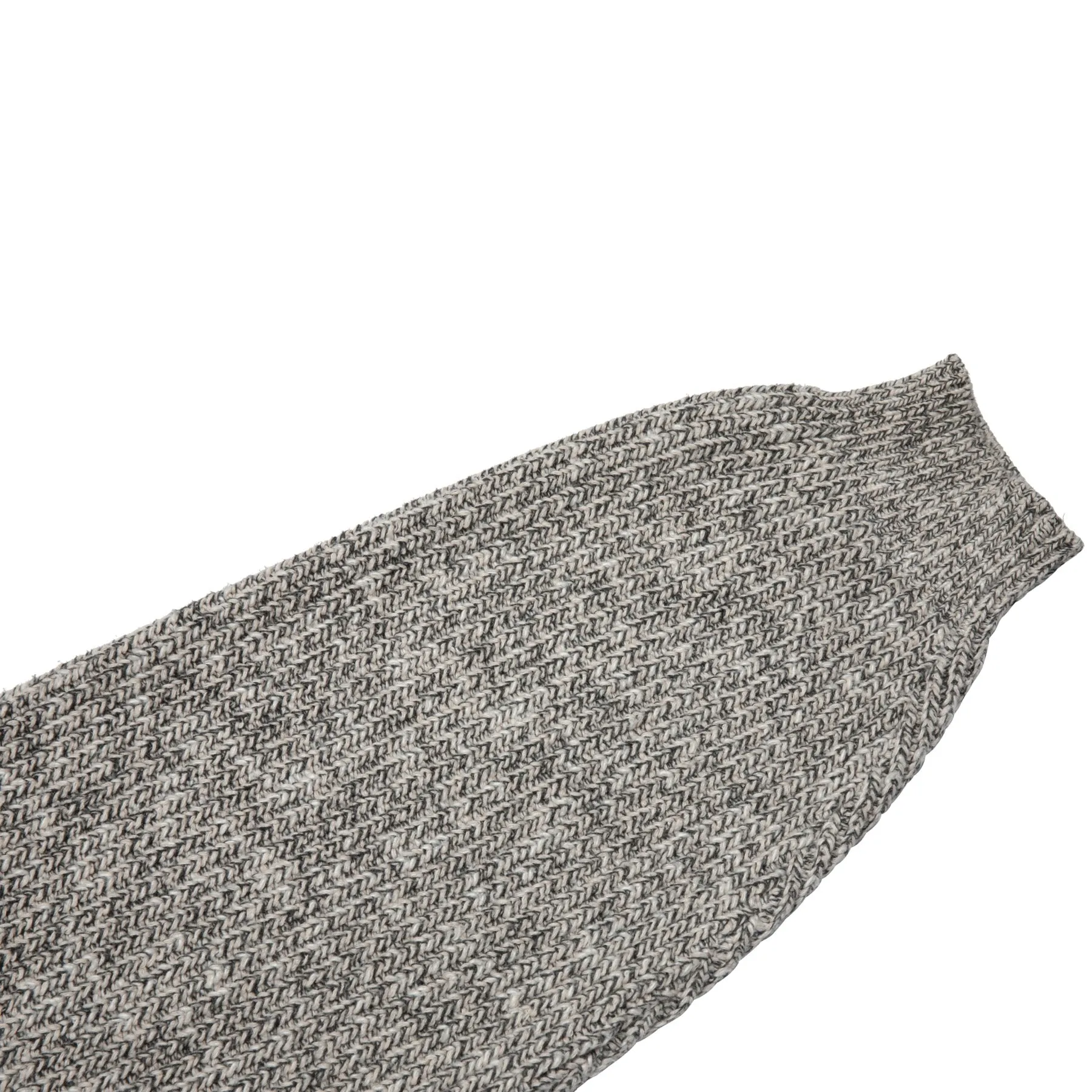 80s Heavy Guage Marled Yarn Ribbed Fisherman's Knit