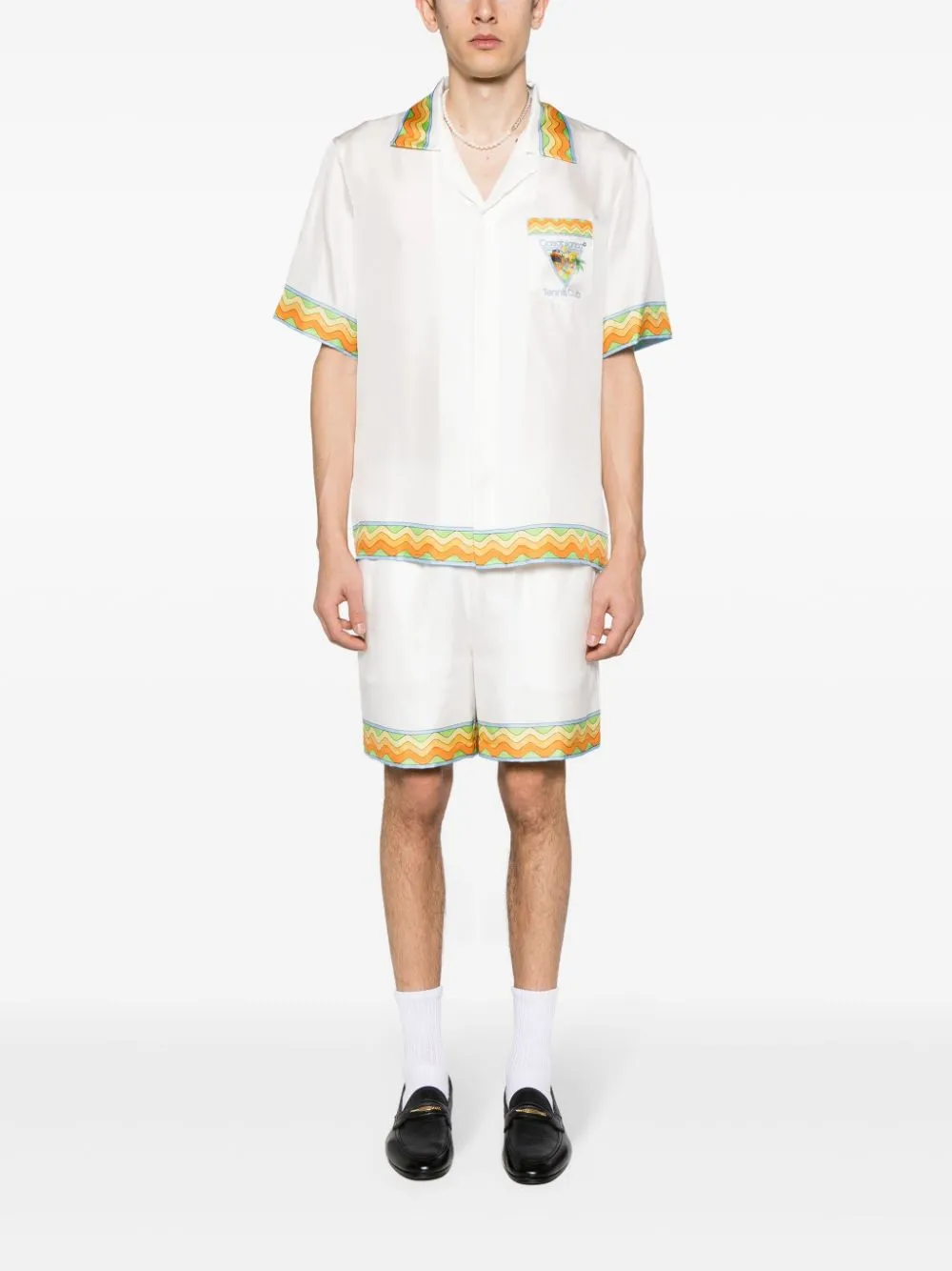 Afro Cubism silk shirt