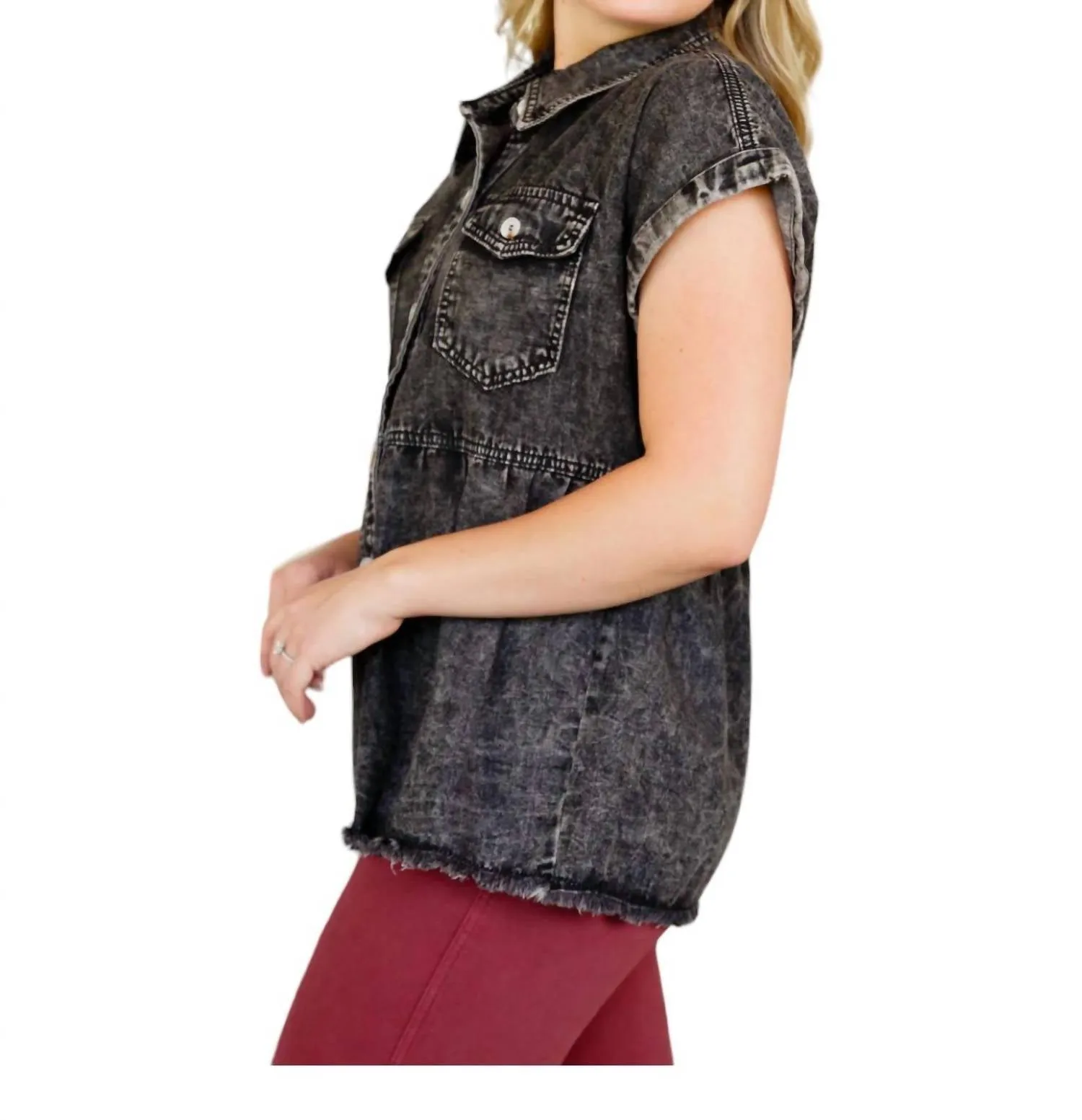 Andree By Unit - Cool and Carefree Denim Shirt
