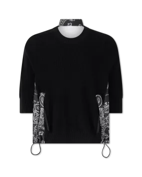 Bandana Print Sweater