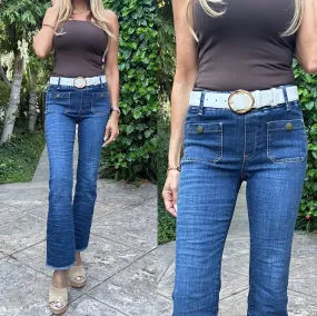 Bevy Flog Jerome Button Denim
