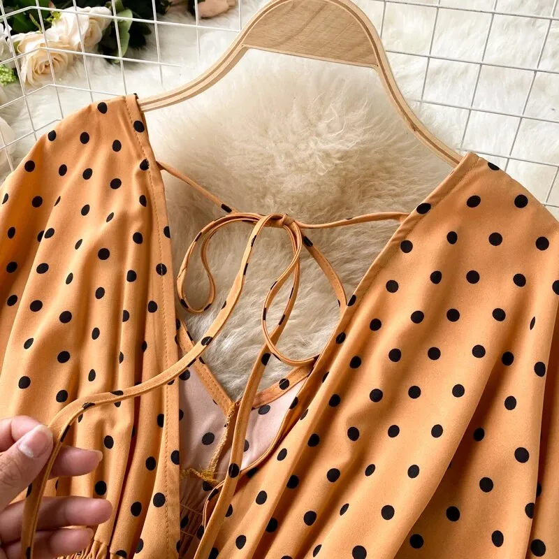 Boho Chic Polka Dot Jumpsuit