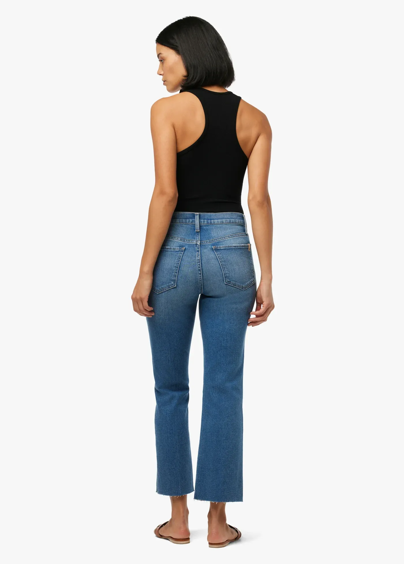 Callie Glimpse Crop Bootcut Jeans