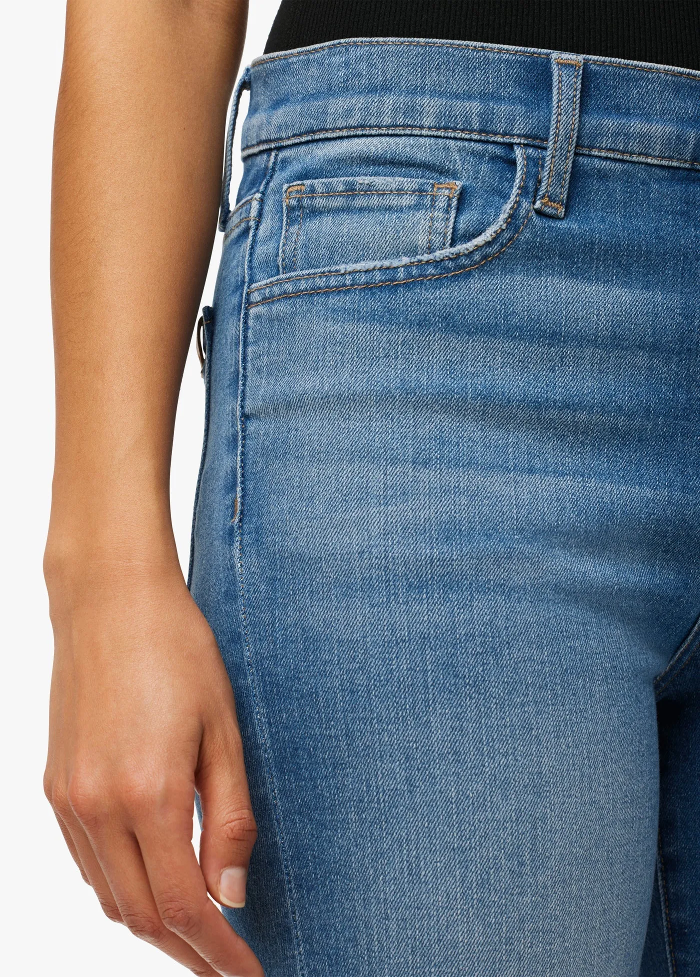 Callie Glimpse Crop Bootcut Jeans