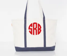 Canvas Boat Tote Bag Extra Large Size 24 oz