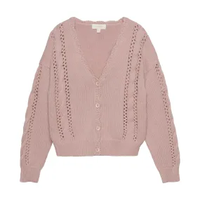 Creamie girls cotton cardigan