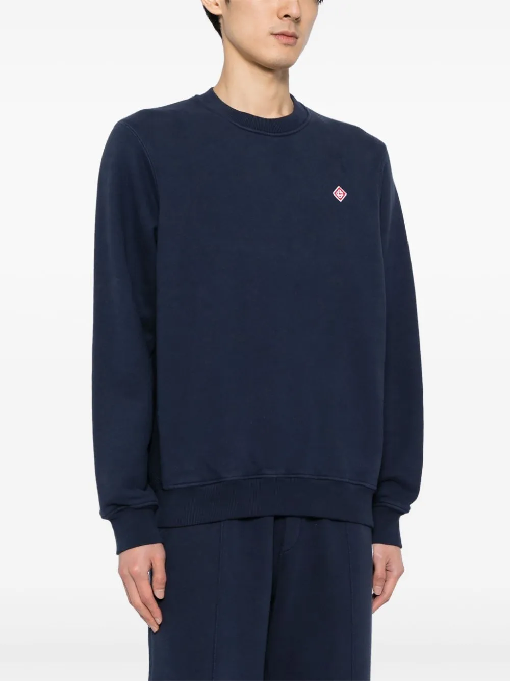 diamond-logo crew-neck sweatshirt