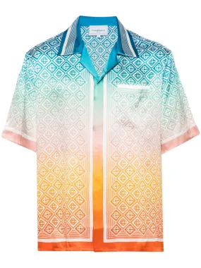 Diamond Monogram silk shirt