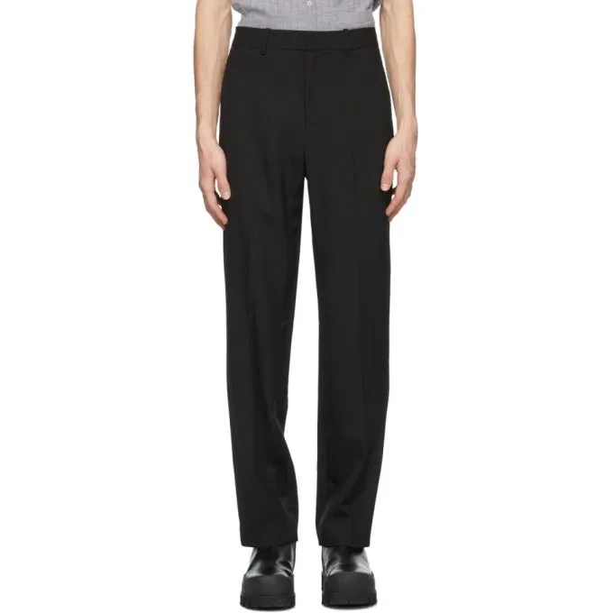 Dion Lee Black Straight Pants