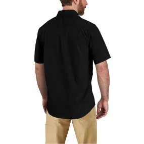Force Relaxed Fit Lightweight Short-Sleeve Shirt - N04-Black | Carhartt 105292