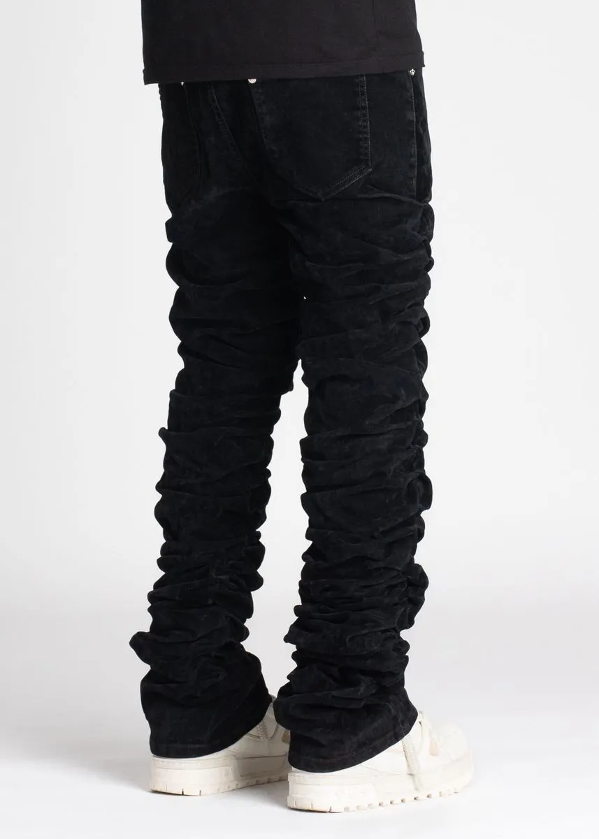 GUAPI All Black Super Stacked Denim V2 (Black)