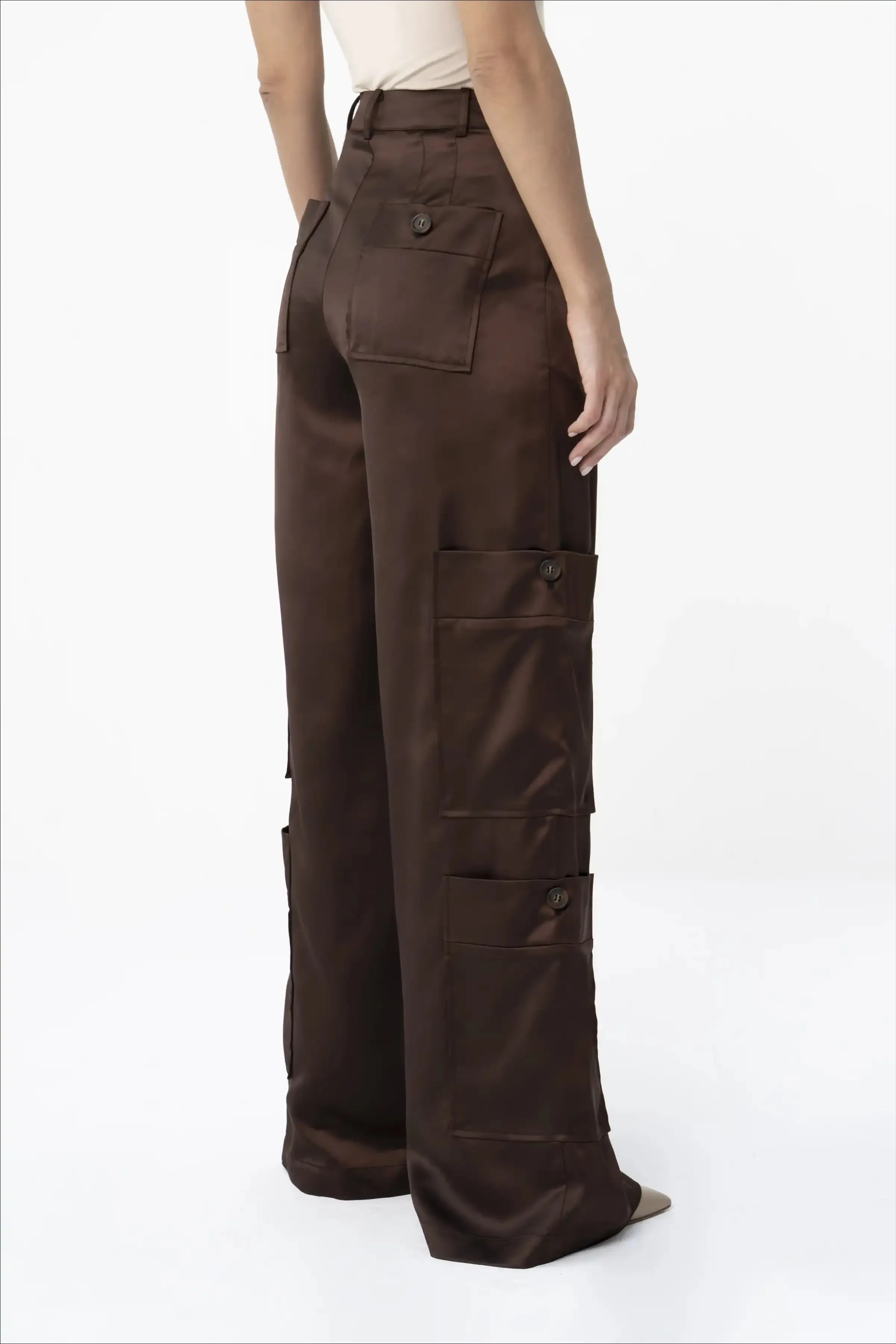 Hana Satin Silk Pants