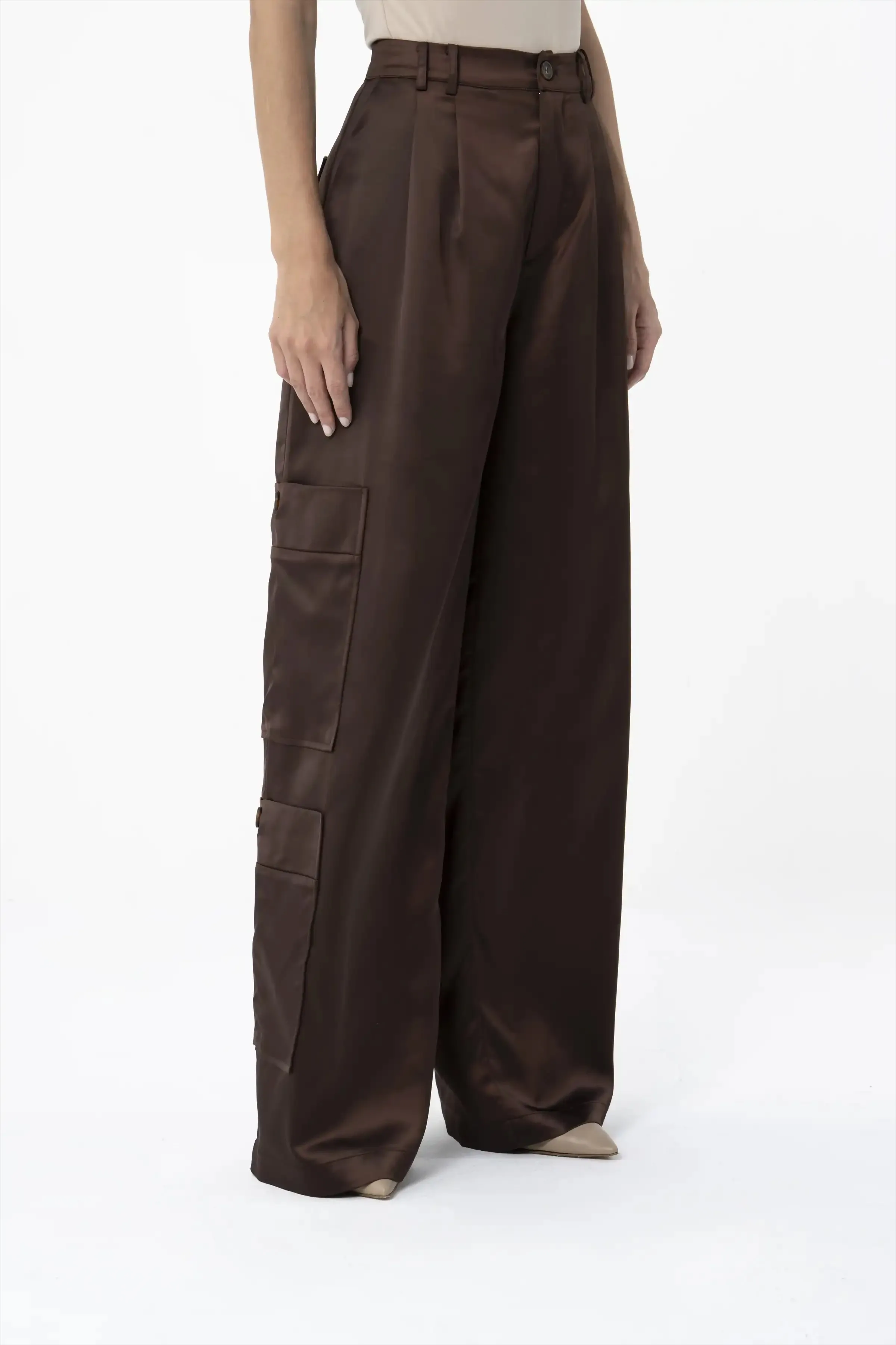 Hana Satin Silk Pants