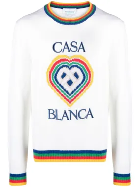 Heart Boucle wool-blend jumper