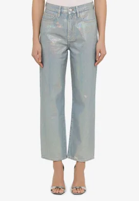 Hologram Cropped Jeans