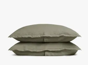 Linen Sham Set (Moss)