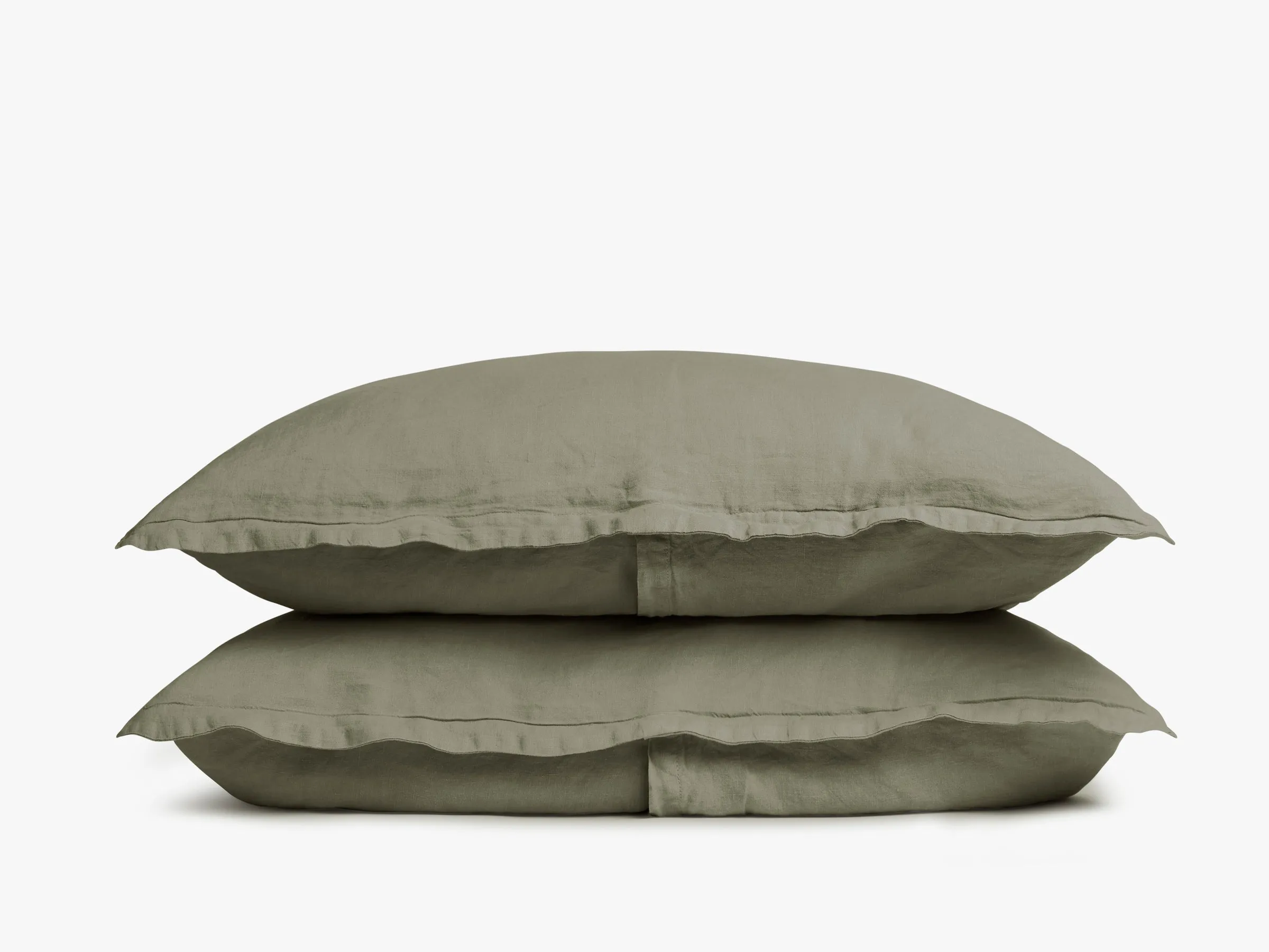 Linen Sham Set (Moss)