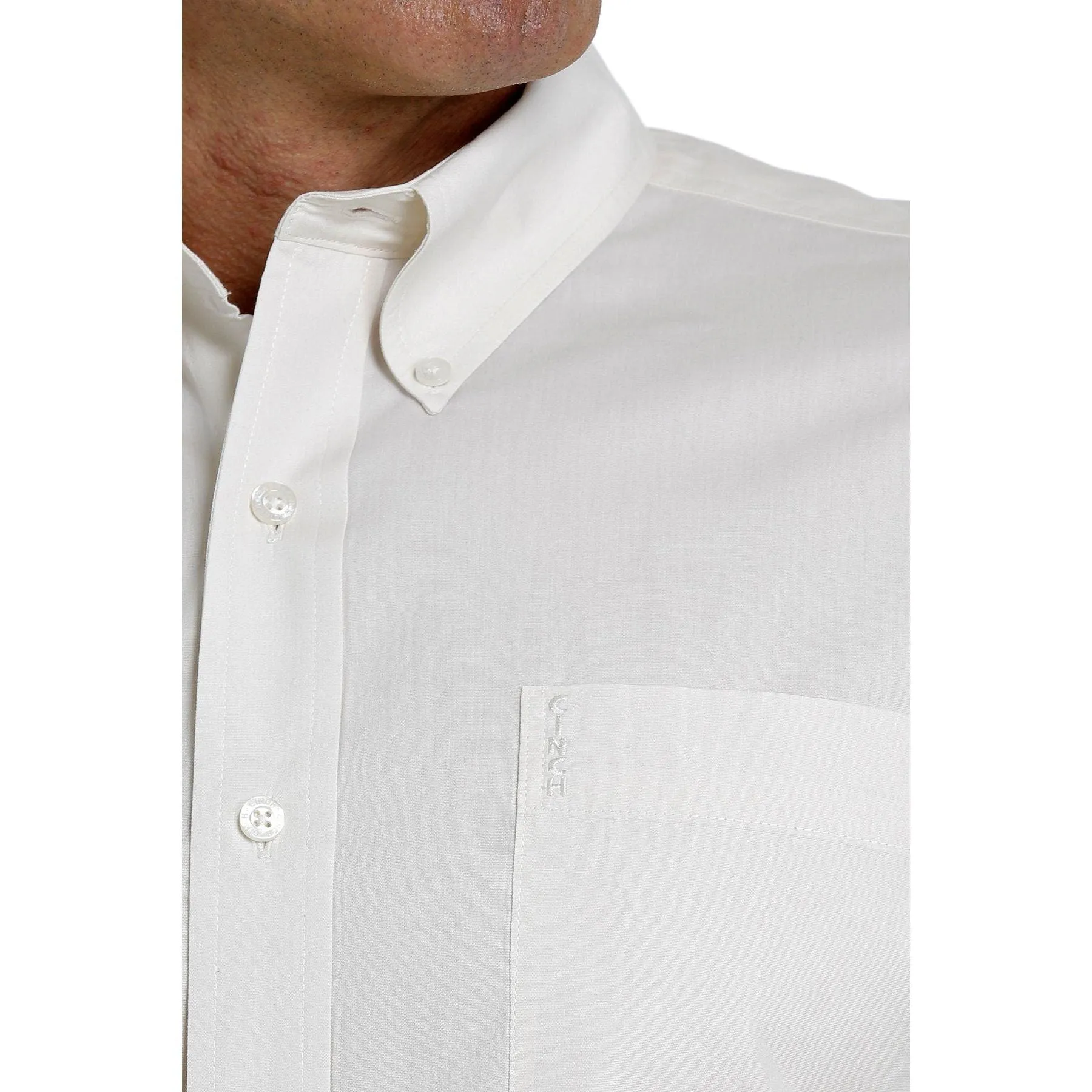 Men's Cinch Cream Button-Down Western Shirt MTW1347020