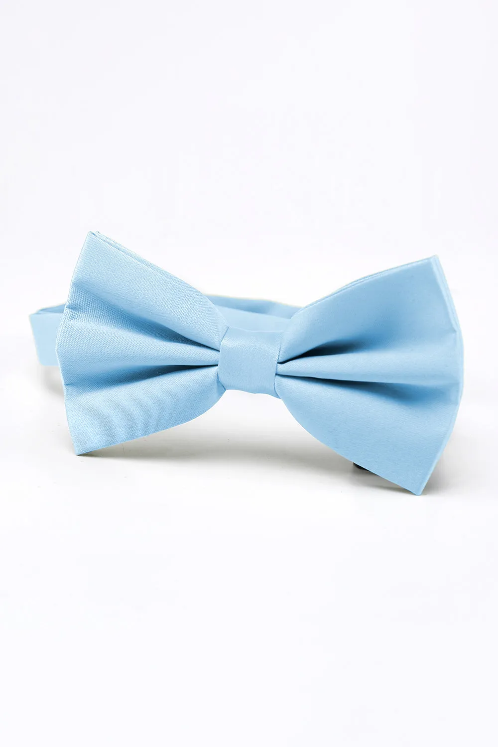 Men's Light Green Adjustable Bow Tie Solid Formal Tuxedo Bowtie