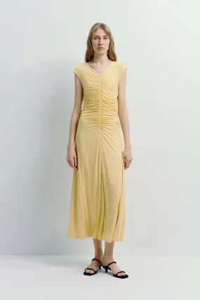 Mille Rouched Midi Dress