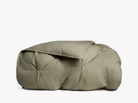 Organic Cotton Puff Comforter (Moss)