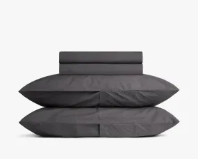 Percale Sheet Set - Slate K/CK