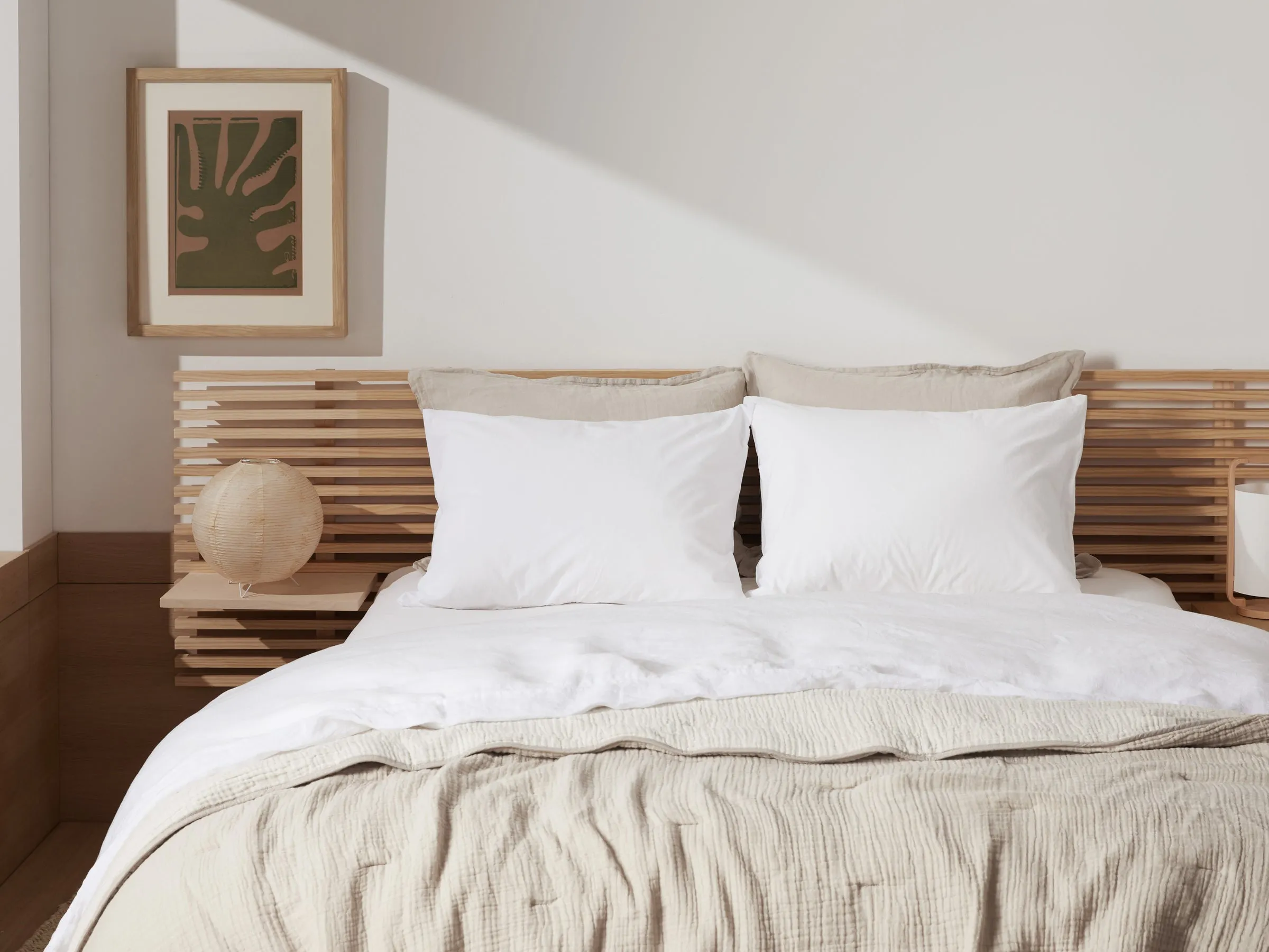 Percale Sheet Set - White F/Q