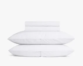 Percale Sheet Set - White F/Q