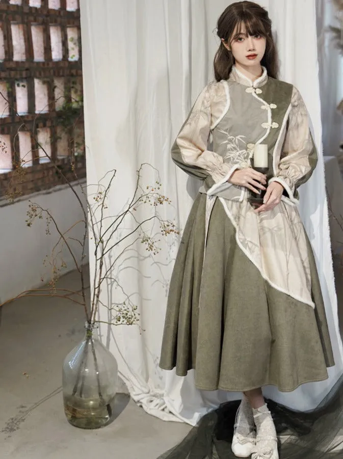 Print Flared Top   Skirt China