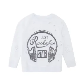 Printed cotton-jersey sweatshirt