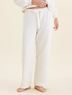Quilted Cotton Straight Leg Pant