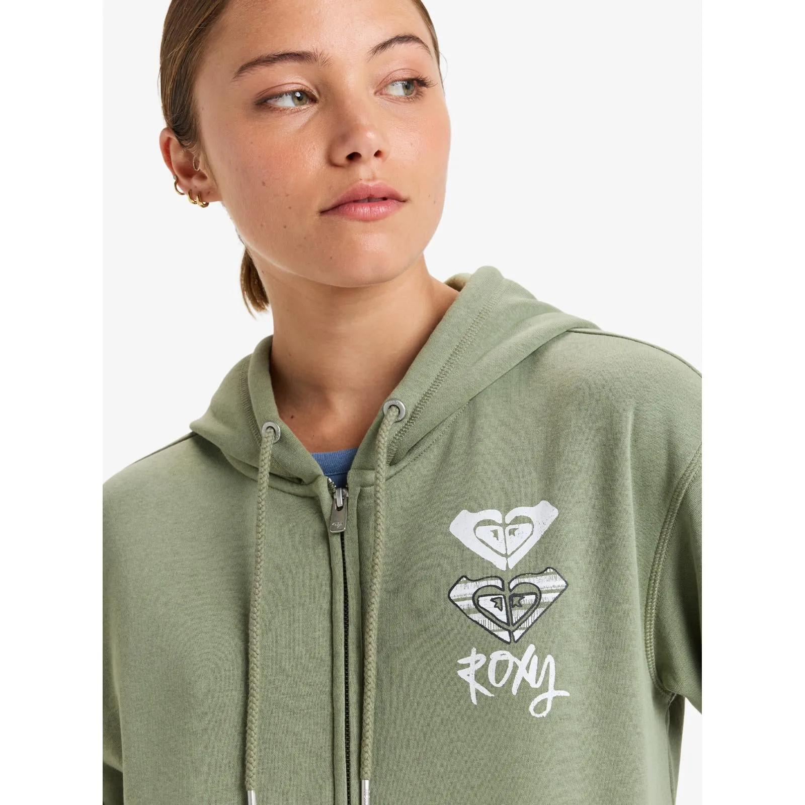 Roxy Womens Surf Stoked Zip Up Hoodie