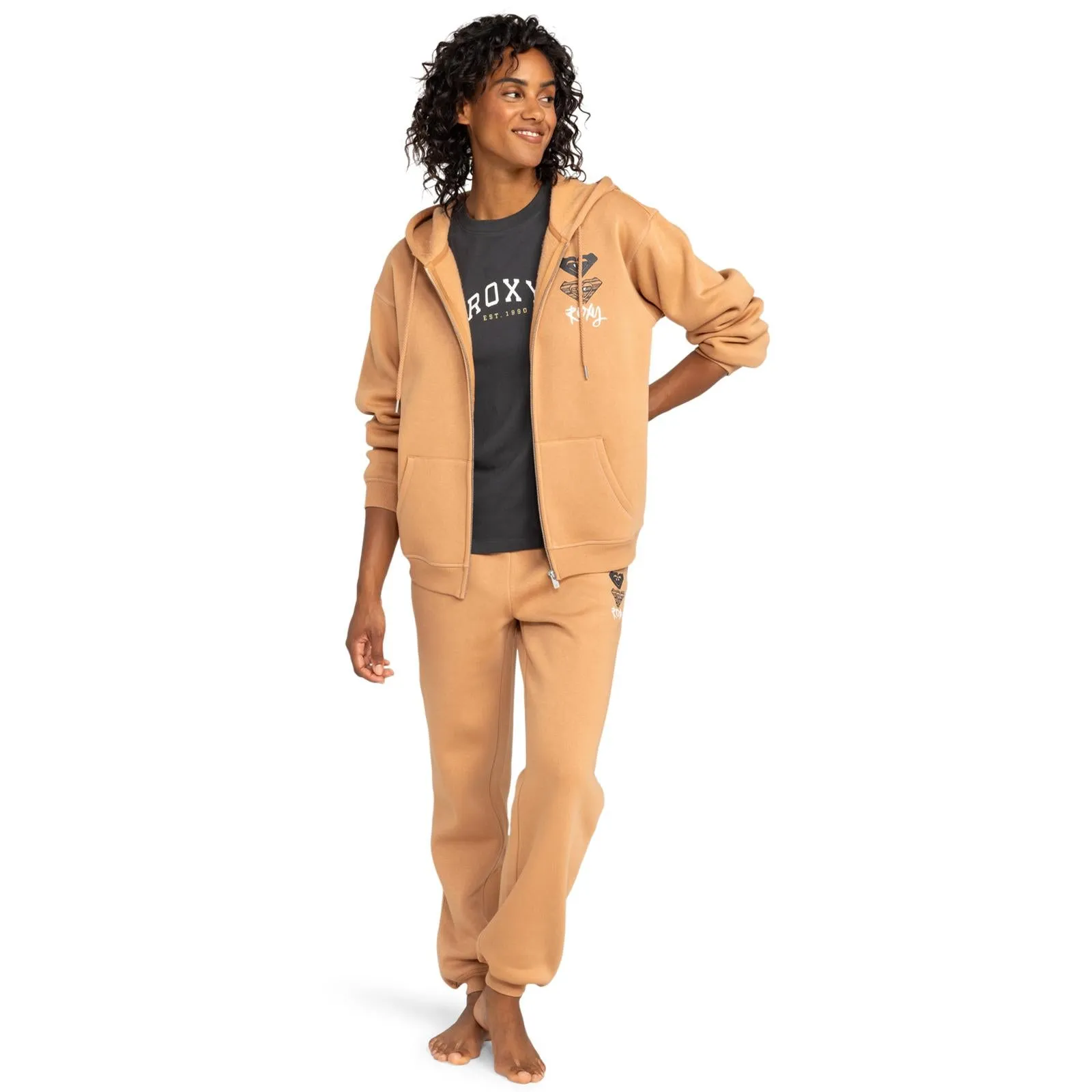 Roxy Womens Surf Stoked Zip Up Hoodie