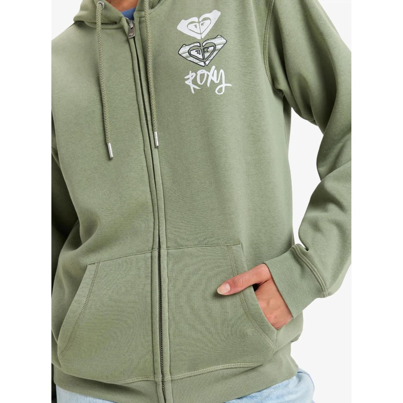 Roxy Womens Surf Stoked Zip Up Hoodie