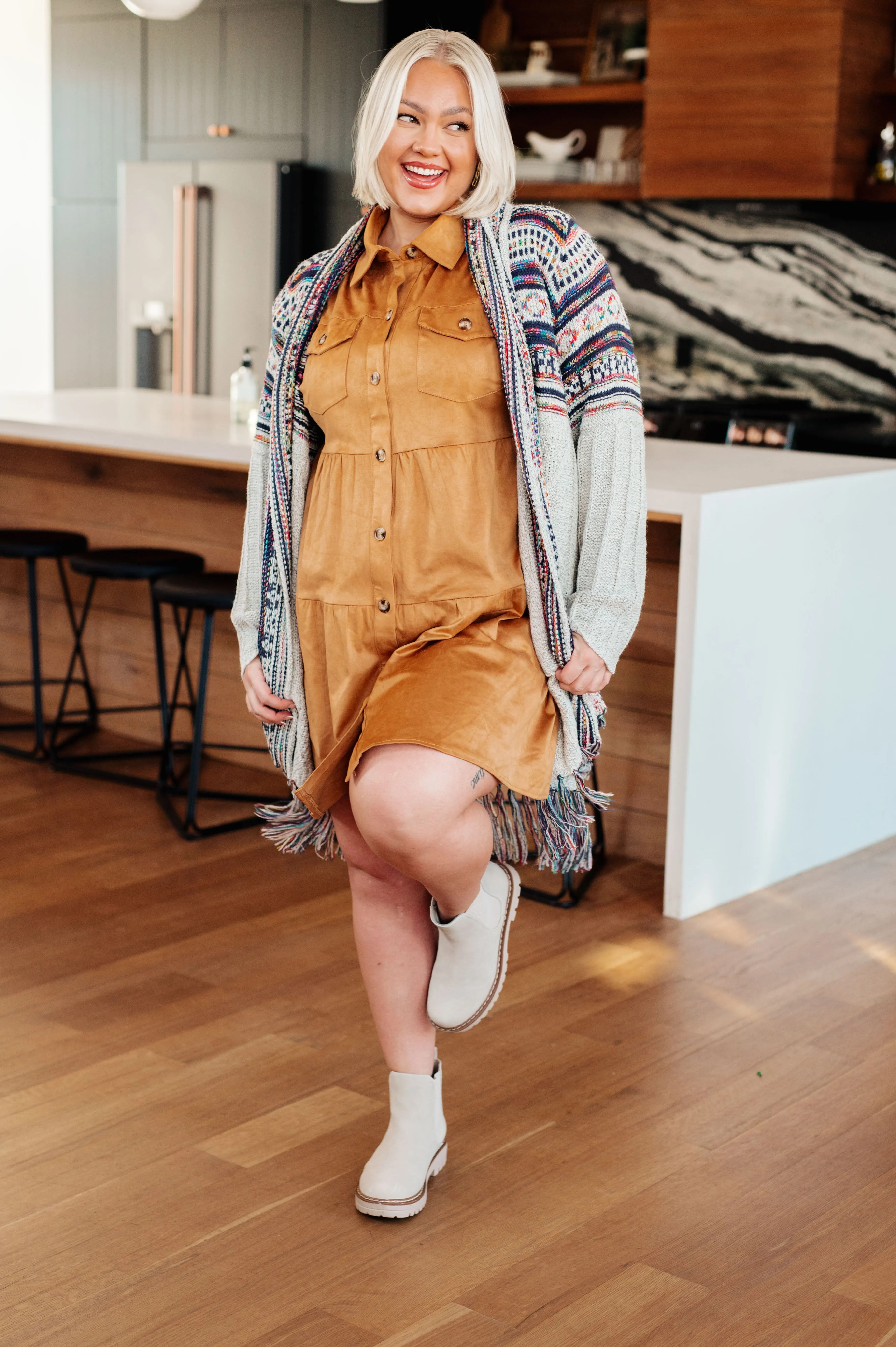 Sahia Fringe Cardigan