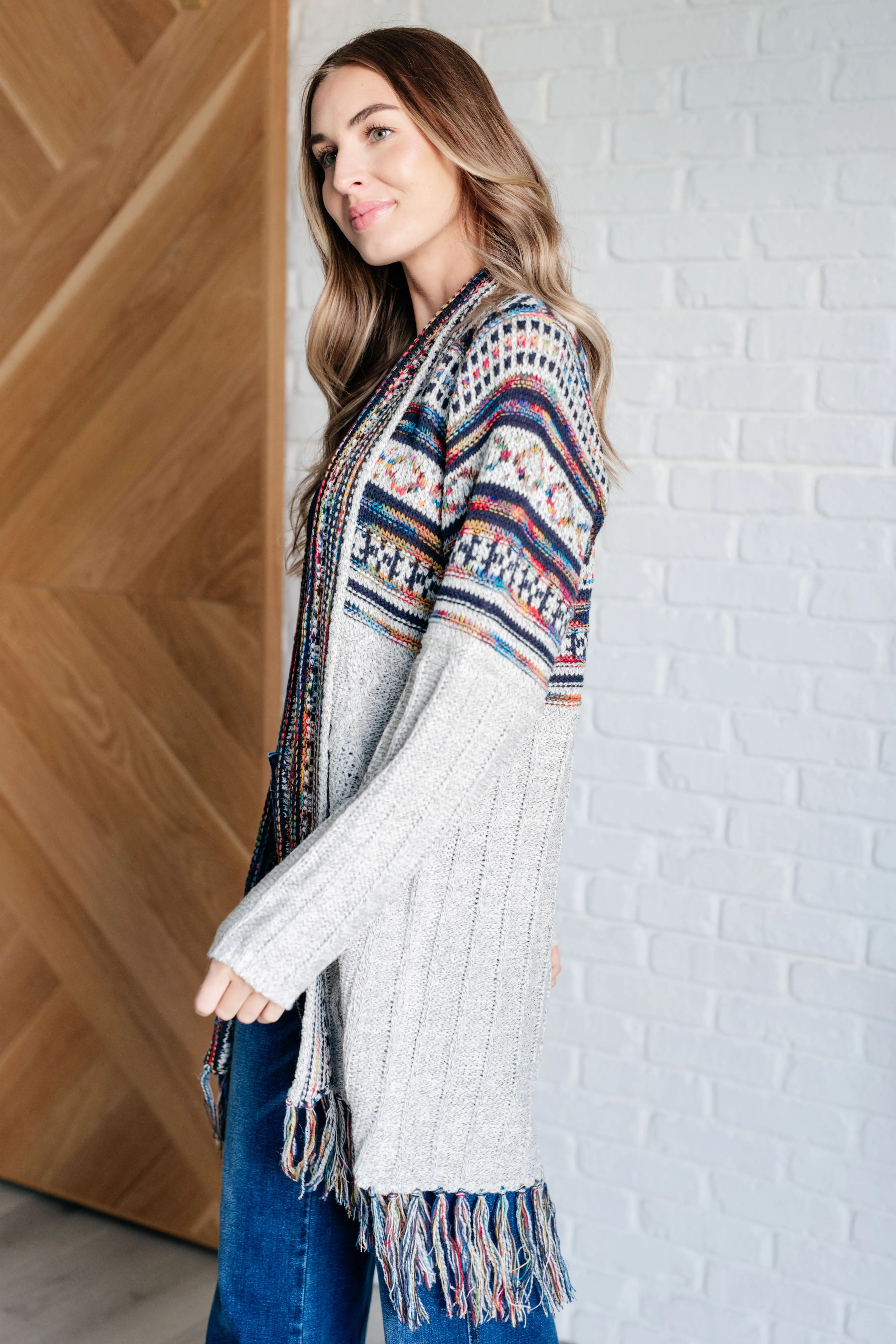 Sahia Fringe Cardigan