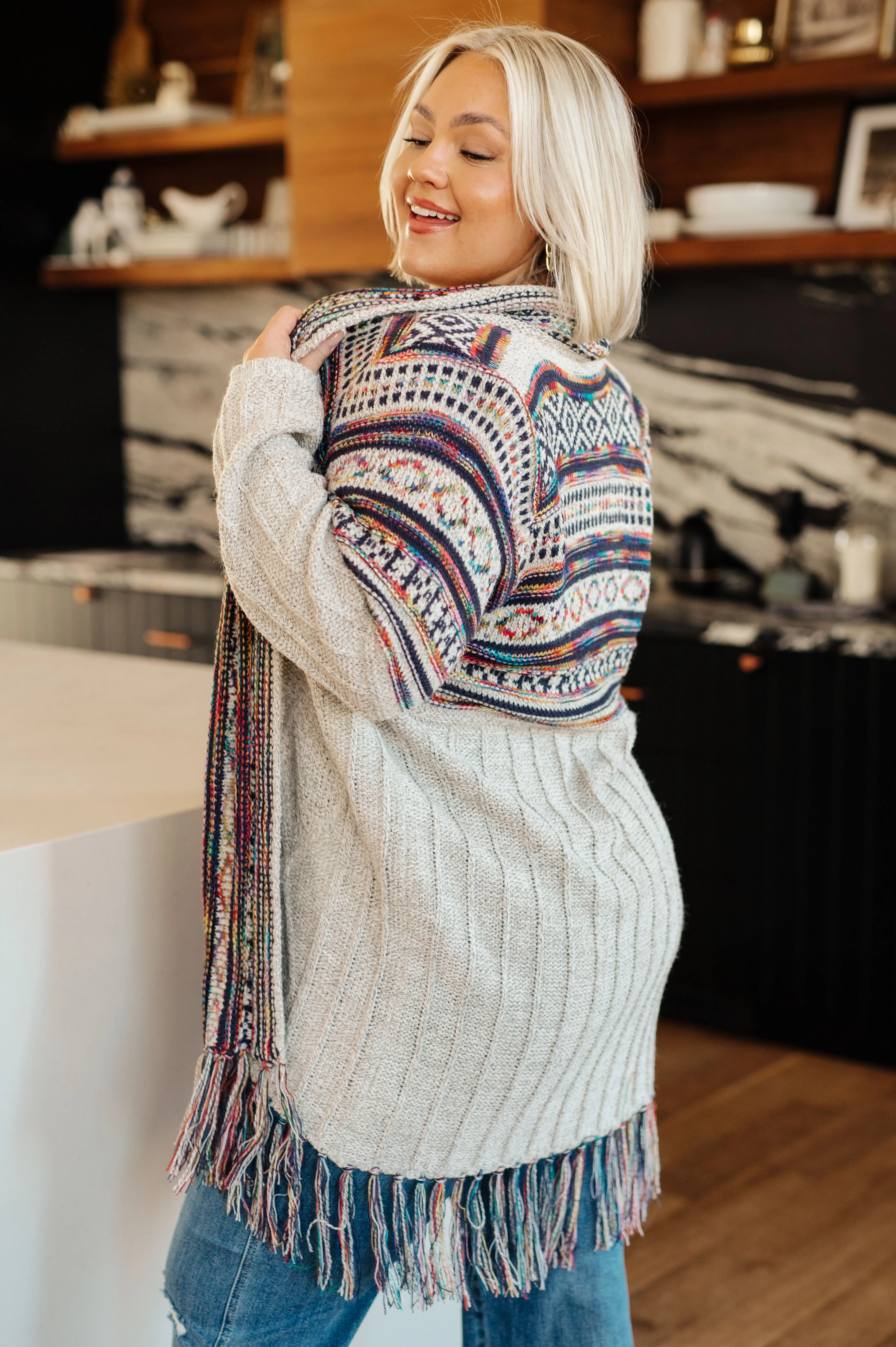 Sahia Fringe Cardigan