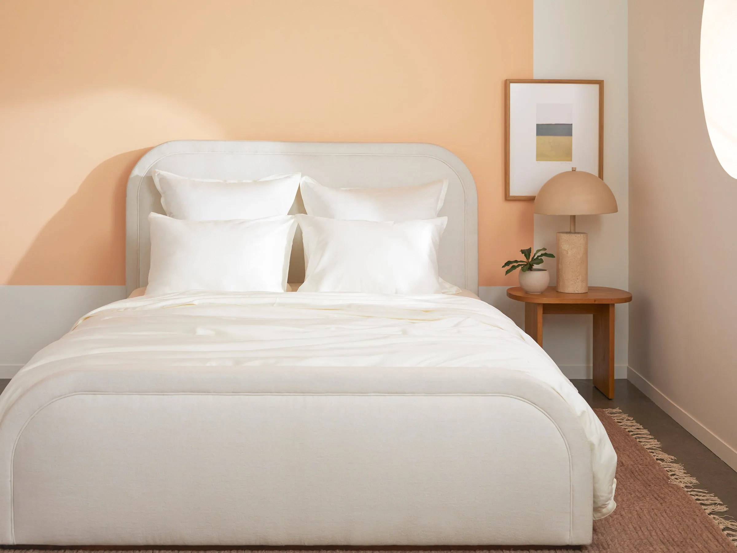 Sateen Sheet Set - Cream K/CK