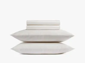 Sateen Sheet Set - Cream K/CK