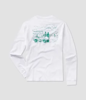 Stay The Course Tee LS - Bright White