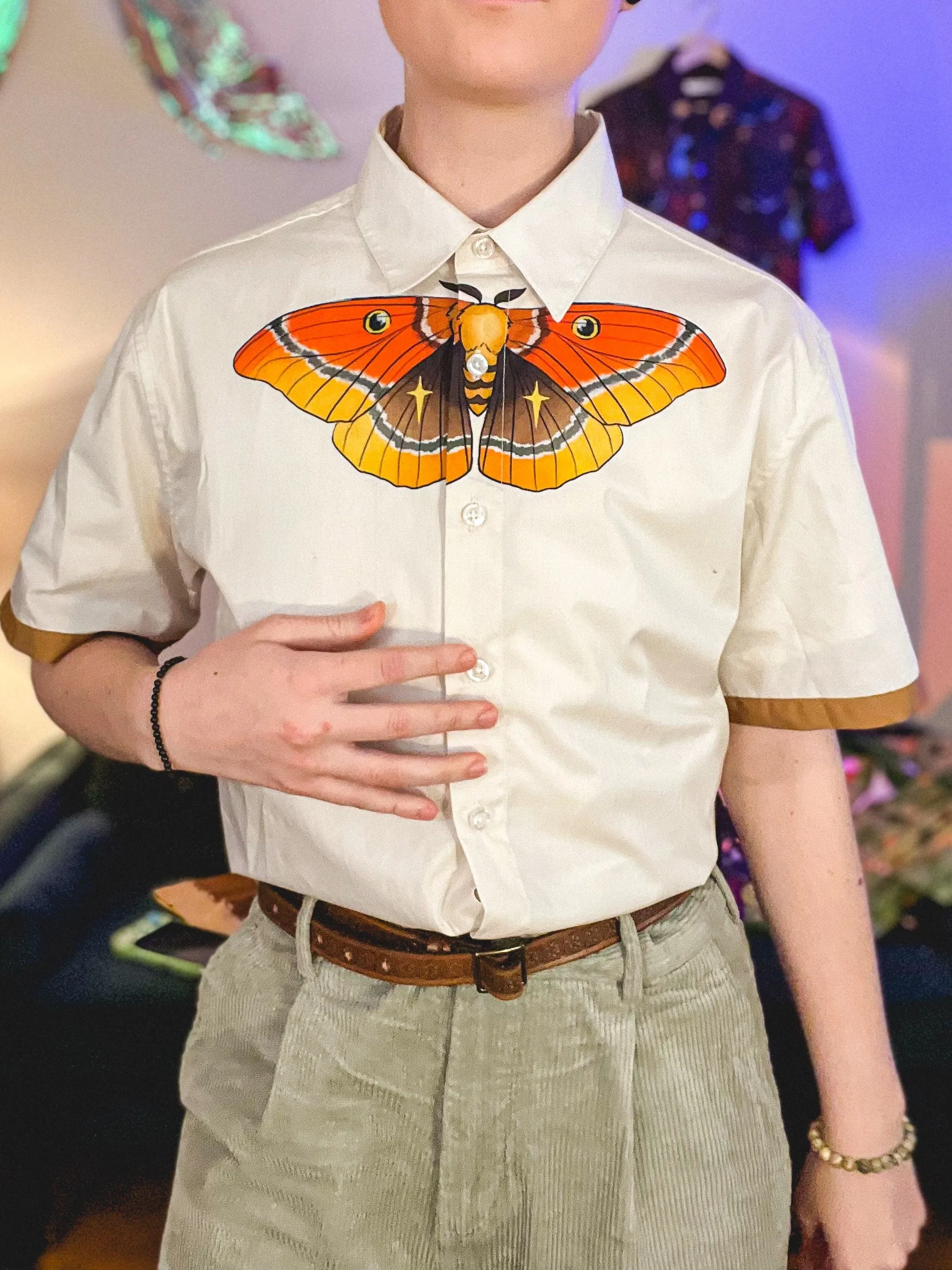 The Study | "Sunset Moth" Button Down