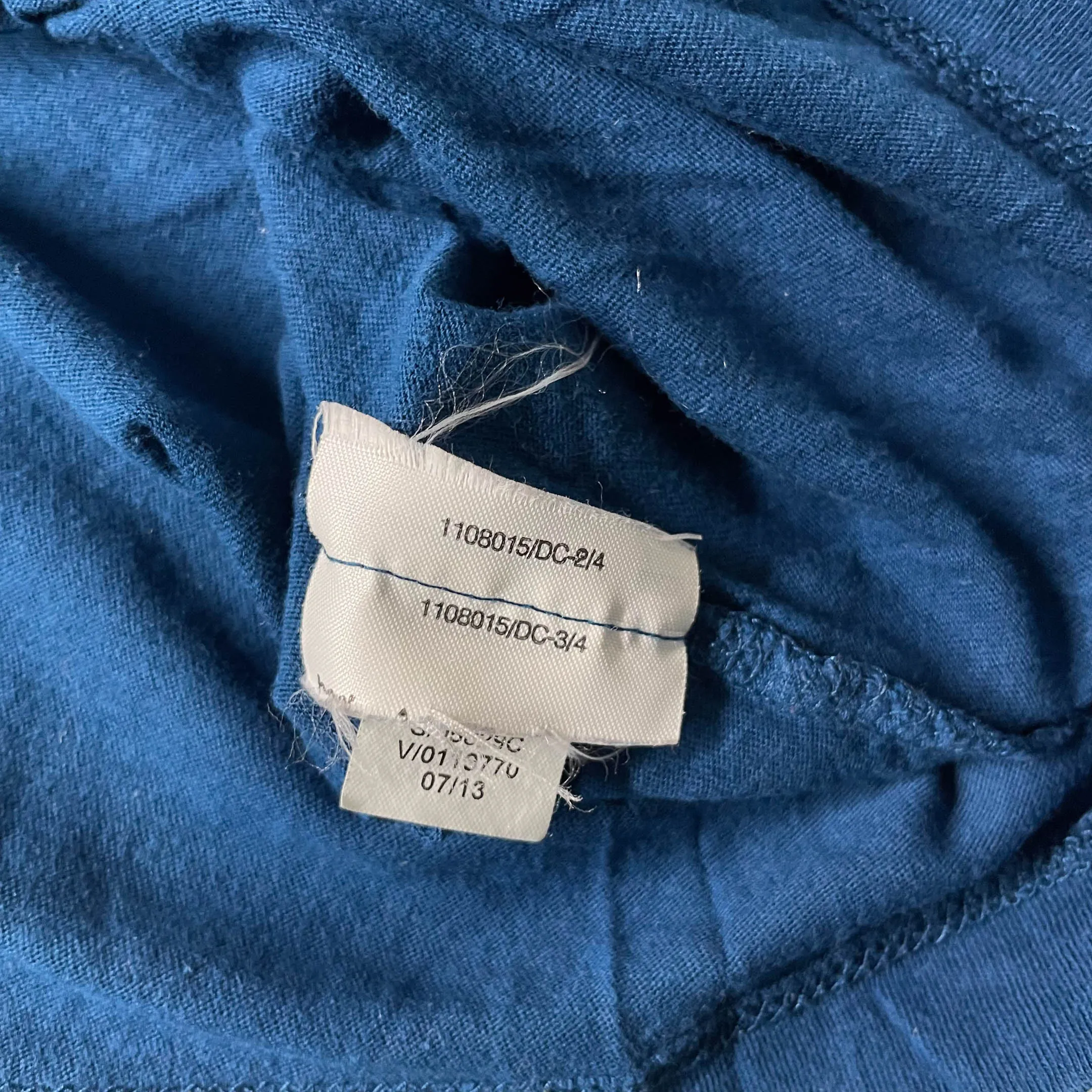 Vintage Blue Converse All Star graphics large tees