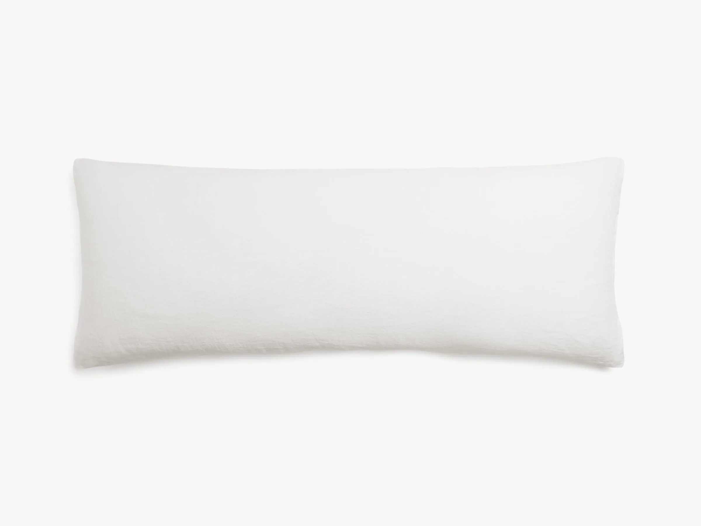 Vintage Linen Body Pillow Cover (Antique White)
