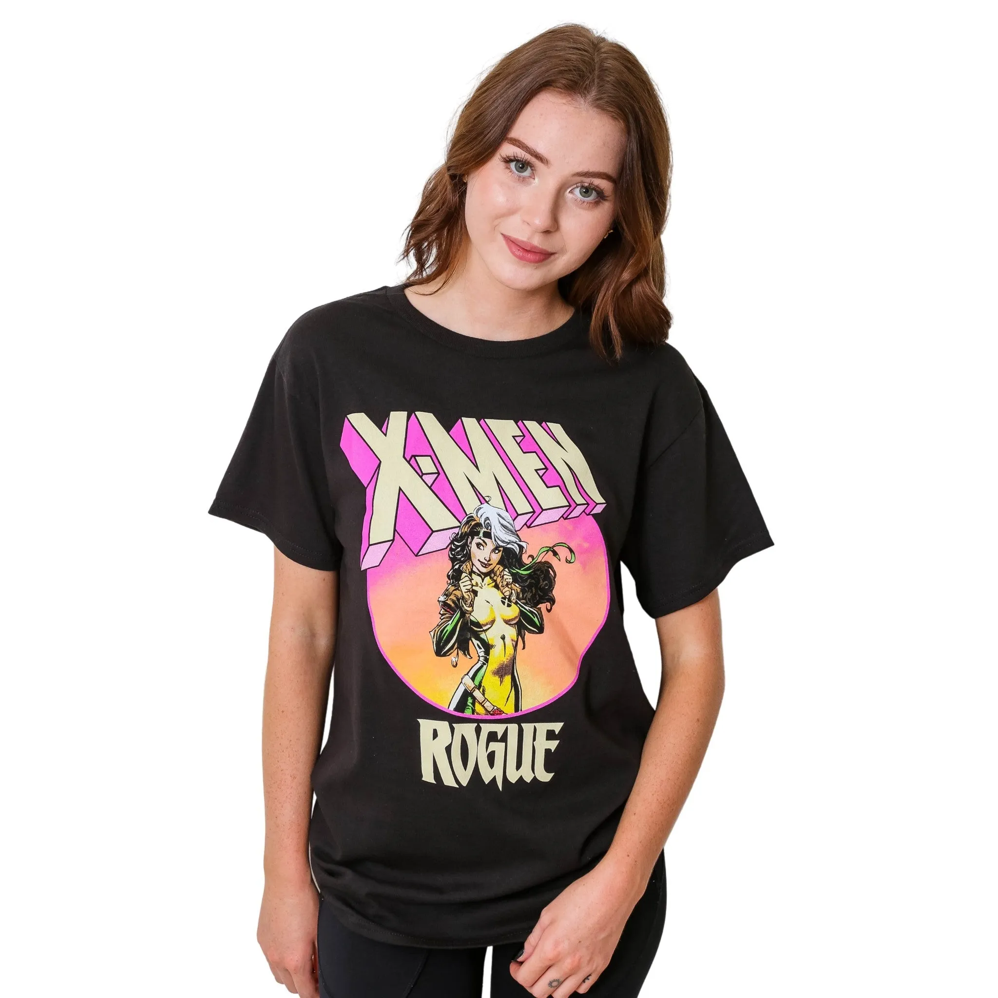 X-Men Rogue 90's Circle Marvel Comics Adult T-Shirt